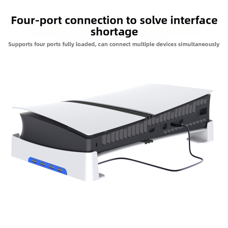 PGTECH PS5 Slim horizontálny stojan s 4 USB 2.0 portami