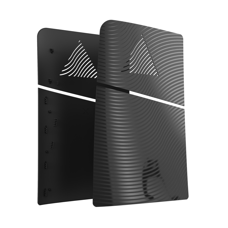 PS5 Slim корпус за замяна, ABS материал, съвместим с PS5 Slim Optical Drive Edition, тегло 620 g