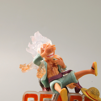 Menglong PVC φιγούρα του Λούφι από το One Piece, μη συναρμολογούμενο 2D καρτούν διακοσμητικό για έκθεση, κατάλληλο για ηλικίες 7–14 ετών