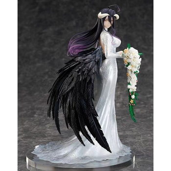 Φιγούρα Αλβέδο με νυφικό – Overlord, PVC, ύψος 30 εκ, διακοσμητικό γραφείου, συναρμολόγηση απαιτείται