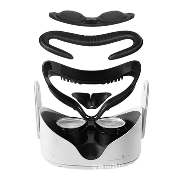 Oculus Quest 2 aizvietojošā acu maska, elpojoša aizsega maska, draudzīga brillēm, ABS materiāls, GS zīmols, 30 g