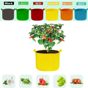 Kvėpuojantis filco sodinimo krepšys, skirtas namų sode ir balkono daržams, skirtas grindų naudojimui