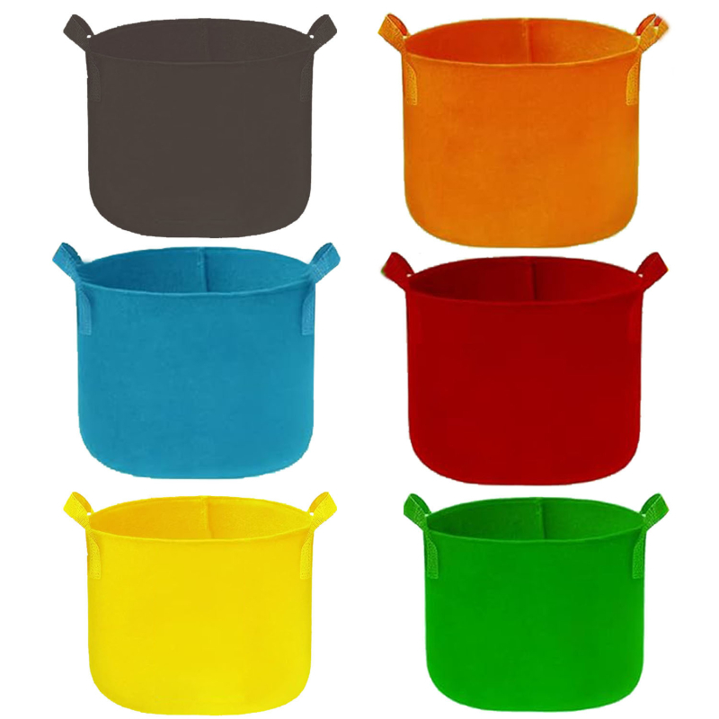 Kvėpuojantis filco sodinimo krepšys, skirtas namų sode ir balkono daržams, skirtas grindų naudojimui