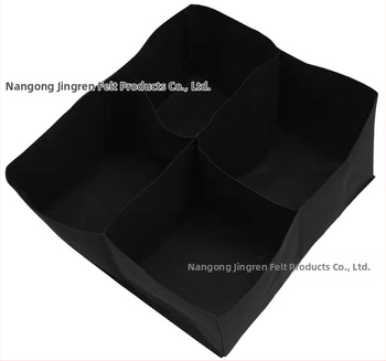 Ορθογώνια τσάντα φύτευσης από μη υφαντό ύφασμα με 8 και 4 διαμερίσματα, διαπνέουσα για χρήση σε γραφείο και δάπεδο, καλλιέργεια λαχανικών