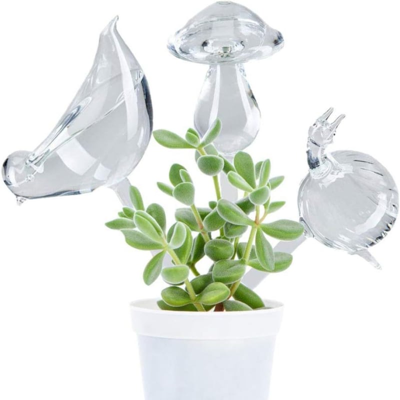 Συσκευή άρδευσης με στάγδην σε σχήμα πουλιού, πλαστική, κατάλληλη για εσωτερικές και εξωτερικές γλάστρες, χωρητικότητα 1