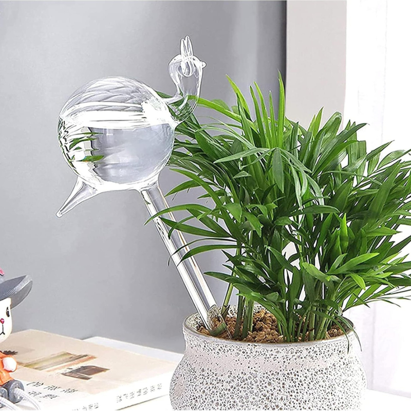 Συσκευή άρδευσης με στάγδην σε σχήμα πουλιού, πλαστική, κατάλληλη για εσωτερικές και εξωτερικές γλάστρες, χωρητικότητα 1