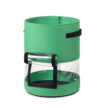 Τσάντα φύτευσης πατάτας και ντομάτας, μη υφαντό ύφασμα, τύπος δαπέδου, χειροποίητη και ραμμένη για την παραγωγή φυτών.