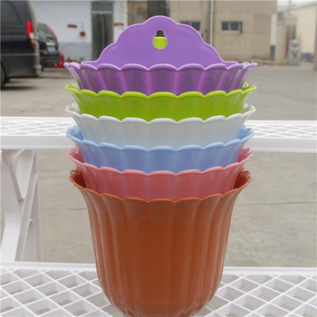 Κρεμαστή γλάστρα τοίχου — πλαστικό, κατασκευή με έγχυση, ανθεκτικό στη παραμόρφωση και αξιόπιστο