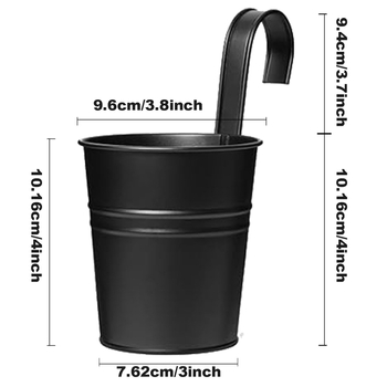 Σιδερένια γλάστρα για λουλούδια, κατάλληλη για γραφείο, επιτραπέζια ή κρεμαστή χρήση, μινιμαλιστικό στυλ, ανθεκτική στη διάβρωση και στην παραμόρφωση