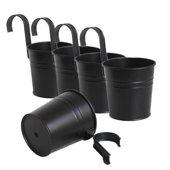 Σιδερένια γλάστρα για λουλούδια, κατάλληλη για γραφείο, επιτραπέζια ή κρεμαστή χρήση, μινιμαλιστικό στυλ, ανθεκτική στη διάβρωση και στην παραμόρφωση