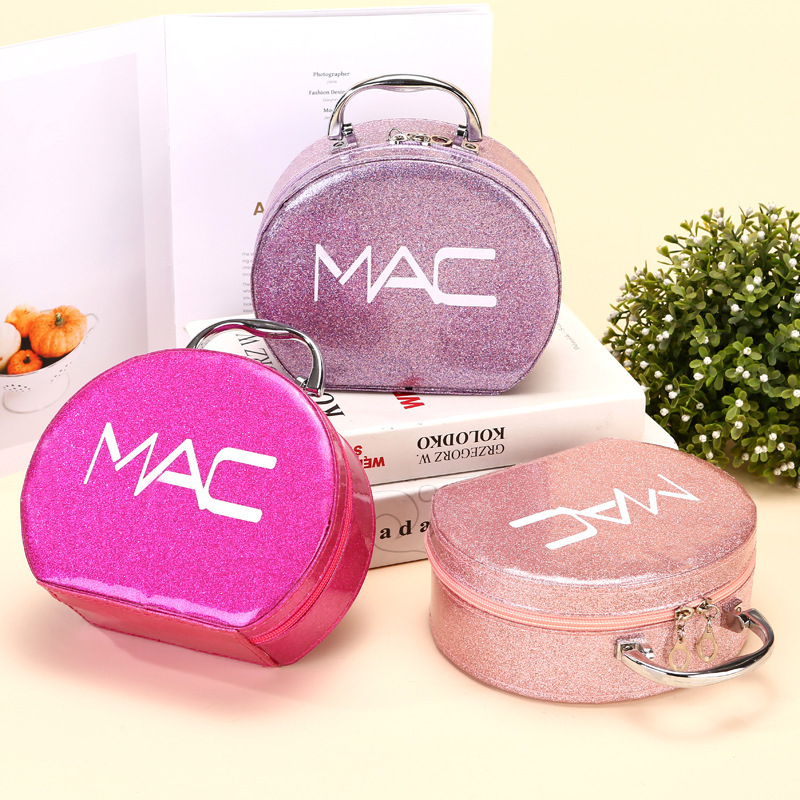 Τσαντάκι καλλυντικών PU με καθρέφτη, φορητό με φερμουάρ και ρόδες, αδιάβροχο, με επεκτειόμενο διαμέρισμα, 0,5 kg