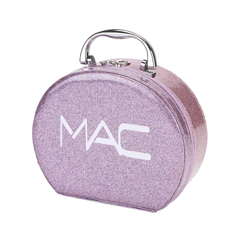 Τσαντάκι καλλυντικών PU με καθρέφτη, φορητό με φερμουάρ και ρόδες, αδιάβροχο, με επεκτειόμενο διαμέρισμα, 0,5 kg