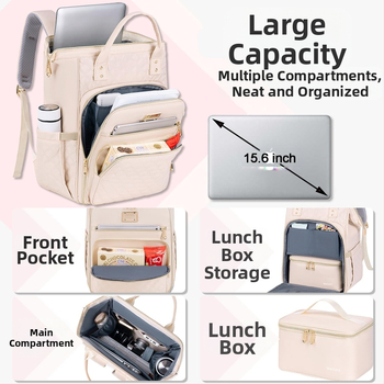 Unisex τσάντα πλάτης για φορητό υπολογιστή, κατάλληλη για αναψυχή και ταξίδια, από Oxford ύφασμα