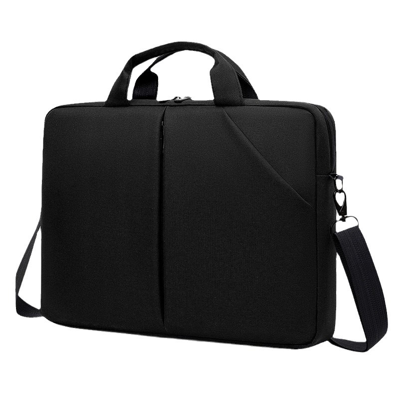 Férfi üzleti aktatáska rekeszekkel, Oxford anyagból, vízálló és kopásálló