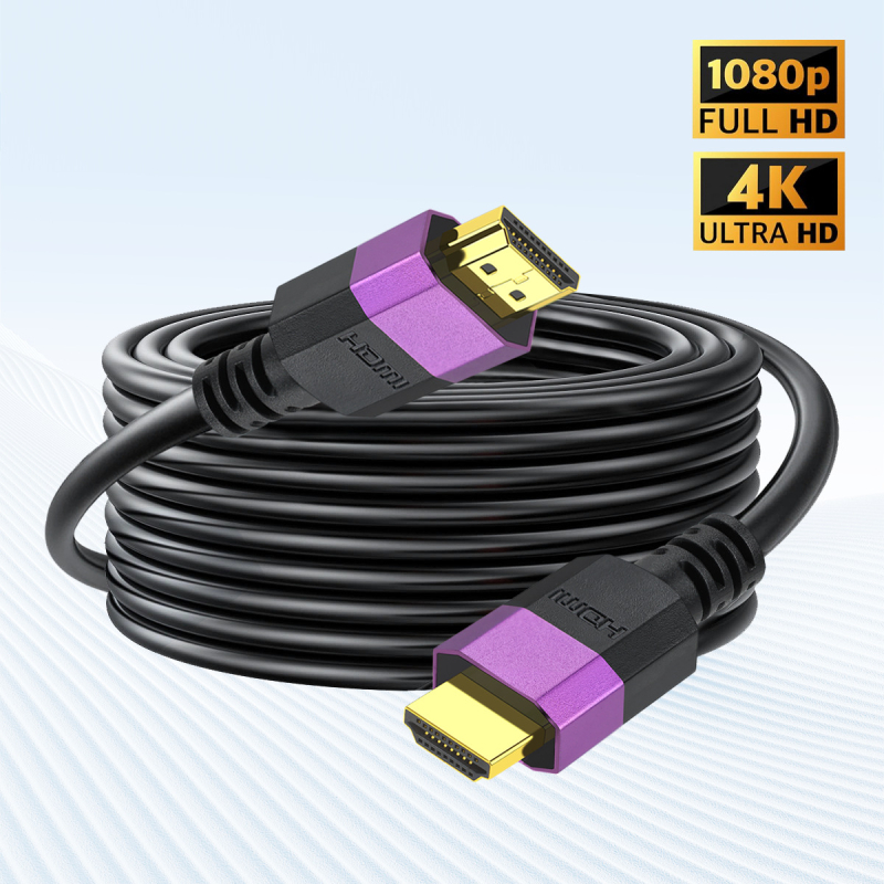 Καλώδιο HDMI, HDMI 2.0, Type A, γραμμή ήχου/βίντεο, αγώγι από κράμα με επίχρυσωση