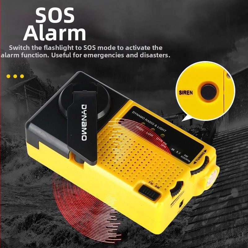 AM/FM радиоприемник с две ленти, USB зареждане, вграден говорител, 3.7V батерия под 1000 mAh