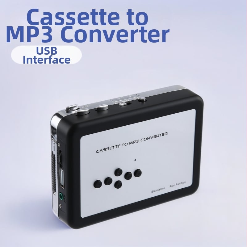 USB κασετόφωνο καταγραφής με άμεση εγγραφή από κασέτα σε USB δίσκο, USB διεπαφή, στερεο ήχος διπλού καναλιού