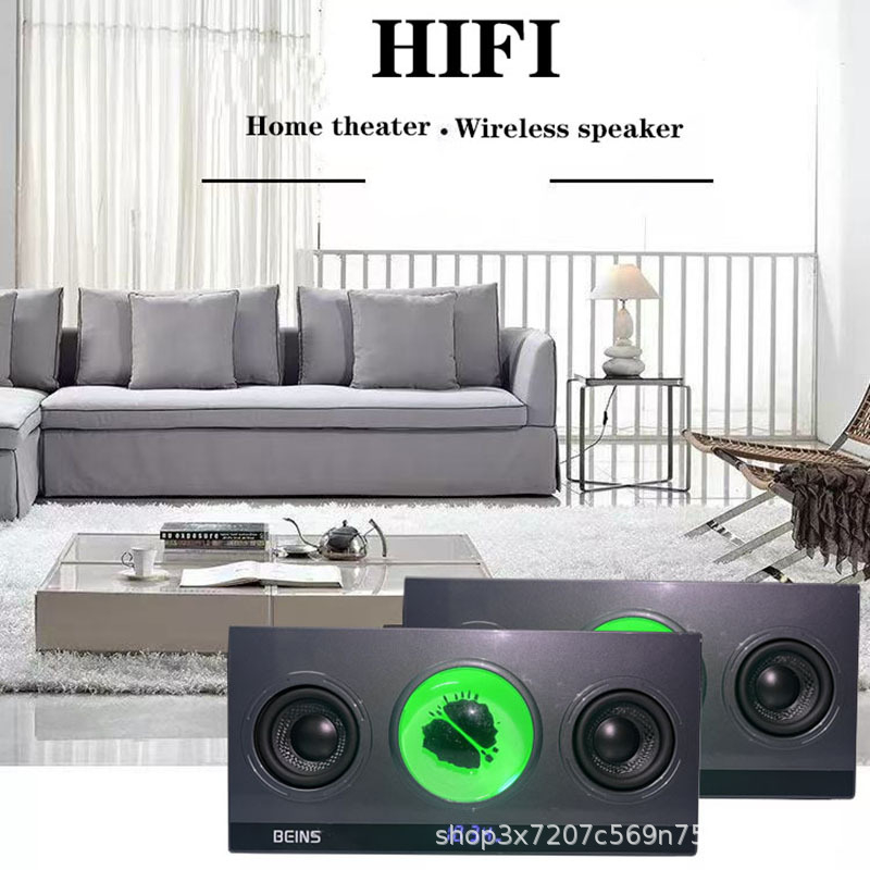 Ferrofluid hatású Bluetooth hangszóró, Bluetooth 5.3, 2 hangszóró, 30W, SNR ≥95 dB, beépített 4000–6000 mAh akkumulátor