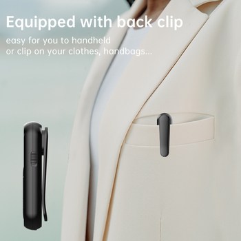 Μίνι ραδιόφωνο FM MINI3 – με επαναφορτιζόμενη μπαταρία, φορητό με κλιπ πίσω, μνήμη 50 σταθμών, στερεο ήχος