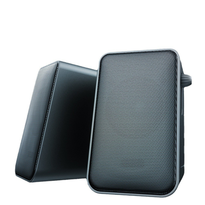 CO712 2.0 Ηχεία Υπολογιστή για Επιτραπέζιο και Φορητό Υπολογιστή, USB και Είσοδος 3.5 mm, 60Hz-15kHz, 10W Εξοδος, SNR ≥75 dB, 2.0 Κανάλια