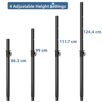 GAODING SP-501 Μεταλλικός ανυψωτικός βραχίονας για ηχεία, σύνδεση υπογούφερ, M20 νήμα, 35 mm υποδοχή