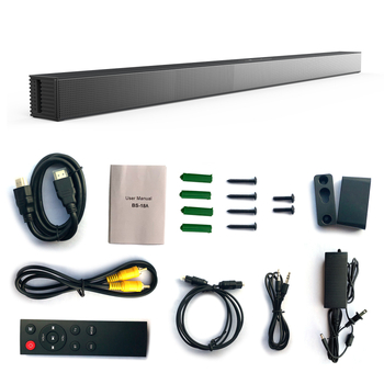 Μπαρ ήχου τοίχου για τηλεόραση με Bluetooth 5.0, 4 μεγάφωνα, 60W, είσοδοι HDMI/Οπτική/Coaxial/AUX