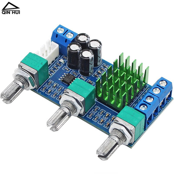 TPA3116D2 Διπλού Καναλιού Πλακέτα Ψηφιακού Ενισχυτή Ισχύος, 2×80W, Ρύθμιση Μπάσου, Ενσωματωμένος NE5532 Οπ-Ενισχυτής