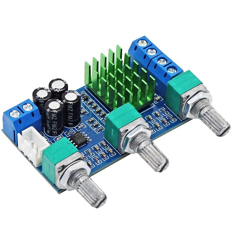 TPA3116D2 Διπλού Καναλιού Πλακέτα Ψηφιακού Ενισχυτή Ισχύος, 2×80W, Ρύθμιση Μπάσου, Ενσωματωμένος NE5532 Οπ-Ενισχυτής