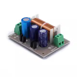 400W 2-пътов кросоувър за говорители, без заваряване, DIY универсална звукова платка