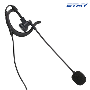 Casca cu fir pentru walkie-talkie, in-ear, conector drept 3,5 mm, microfon inclus, cablu 152,4 cm