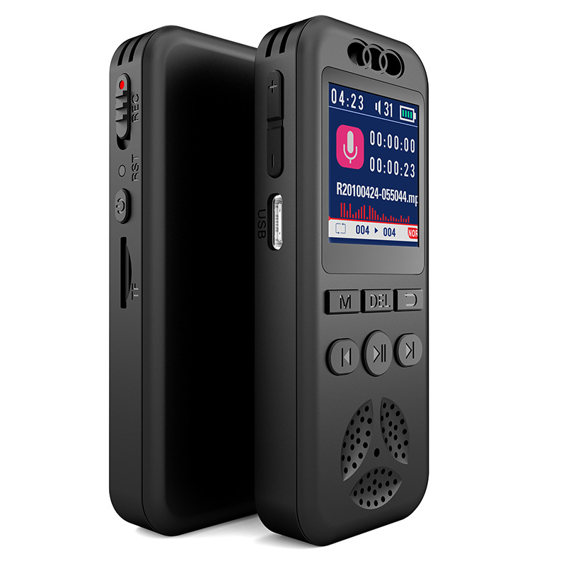 Στυλό καταγραφής με ένα κουμπί, μνήμη 64G/128G, MP3/WAV μορφές, USB 2.0, διπλά μικρόφωνα