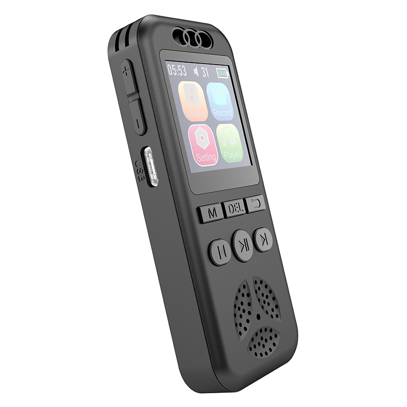 Στυλό καταγραφής με ένα κουμπί, μνήμη 64G/128G, MP3/WAV μορφές, USB 2.0, διπλά μικρόφωνα