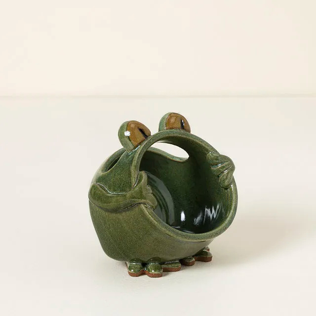 Amplificator pentru difuzor de telefon cu broscuţă — din rășină, stil cartoon, construcție din plastic/rășină