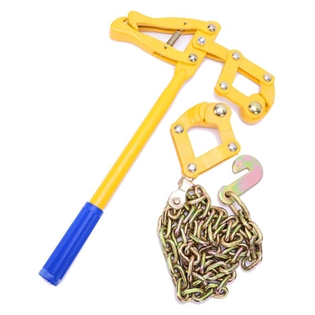 Tvora stiprintojas sodo ir grandinių tinklo tvoroms – plieno vielos tempimo įrankis