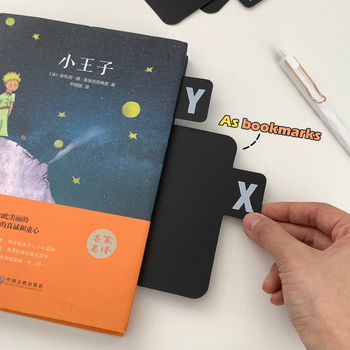 PP карти за библиотека със азбучен индекс за подреждане на рафтовете (26 букви)