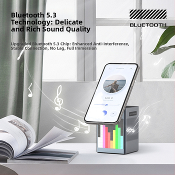 Μagnetic MagSafe ασύρματος φορτιστής με βάση γραφείου για κινητό, μέγιστη ισχύς 15W, έξοδος 5W/7.5W/10W/15W, QC3.0