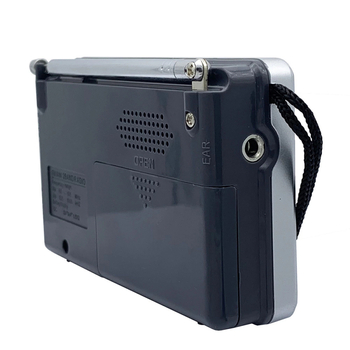INDIN BC-R2048 διπλής ζώνης AM/FM τσέπικο ραδιόφωνο με ενσωματωμένο ηχείο, 3V, 0,5W, μπαταρίες: 2xAA