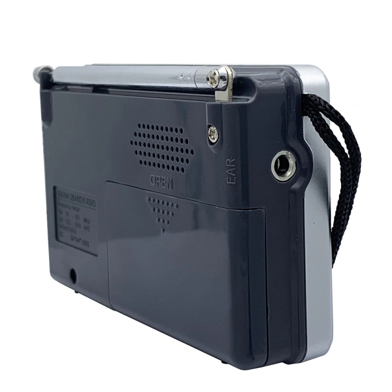 INDIN BC-R2048 διπλής ζώνης AM/FM τσέπικο ραδιόφωνο με ενσωματωμένο ηχείο, 3V, 0,5W, μπαταρίες: 2xAA