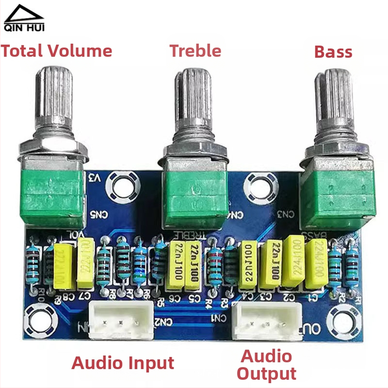 Пасивна платка за настройка на високи и ниски честоти - преден модул за DIY Hi-Fi аудио усилвател