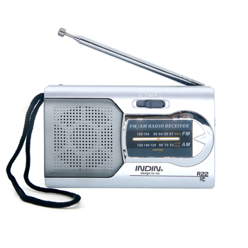 BC-R22 Φορητό ραδιόφωνο δύο ζωνών FM/AM, PU+TPU περίβλημα, χειροκίνητη ρύθμιση, μπαταρία <1000mAh