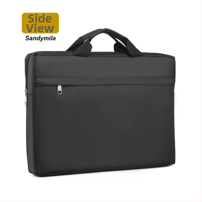 Чанта за лаптоп и таблет, 600D оксфорд плат, цип, водоустойчива, против кражба, джоб за компютър