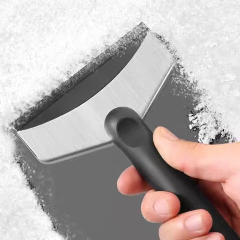 Φτυάρι χιονιού και αποψύκτης αυτοκινήτου από ανοξείδωτο ατσάλι, αποξεστήρας παρμπρίζ για τον χειμώνα