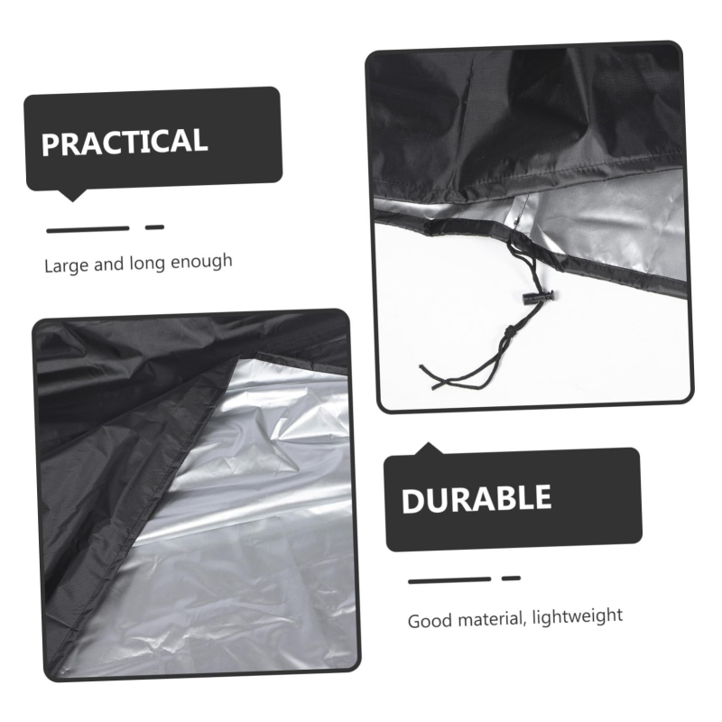 Protecție pentru lopată de zăpadă pentru exterior, utilizare de iarnă, impermeabilă și rezistentă la praf, țesătură Oxford cu acoperire argintie 210D, stil modern minimalist