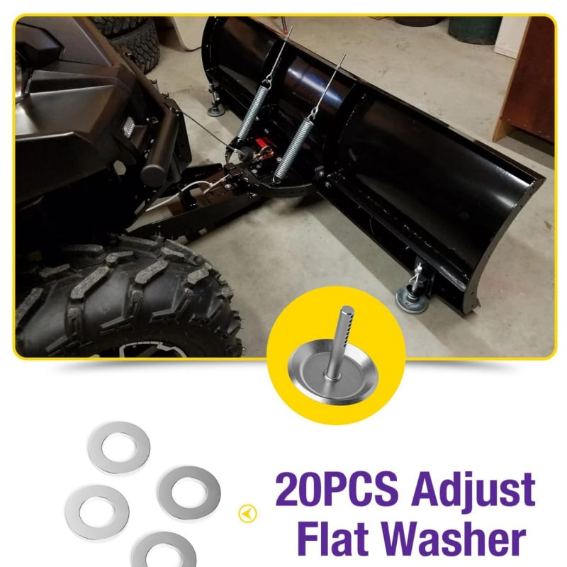 Стоманени сменяеми обувки за плуг за сняг, регулируема база