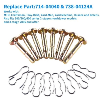 Töréscsap hófúvóhoz 738-04124A – Kompatibilis az MTD hófúvókkal – 10 darabos csomag