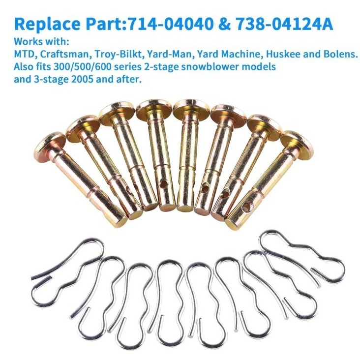 Töréscsap hófúvóhoz 738-04124A – Kompatibilis az MTD hófúvókkal – 10 darabos csomag