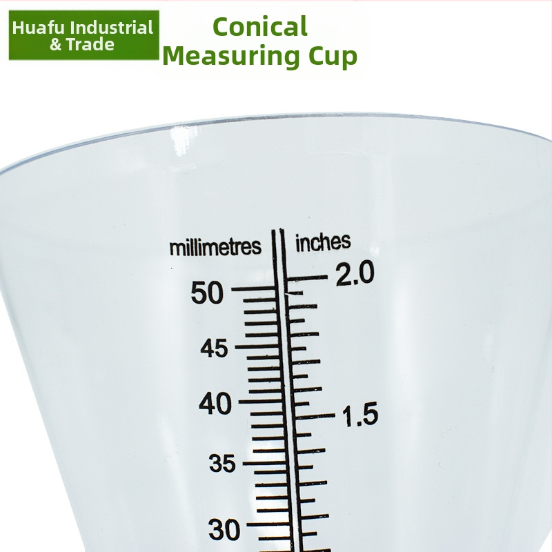 Градински конусовиден дъждомер, PS материал, прозрачен, монтаж plug-in, размери 100×215 mm, HF 039, Yuyao Zhejiang