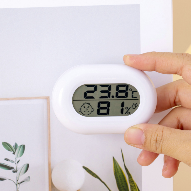 Digitális higrométer belső használatra, modell 601B, ABS ház, pontosság 0,1