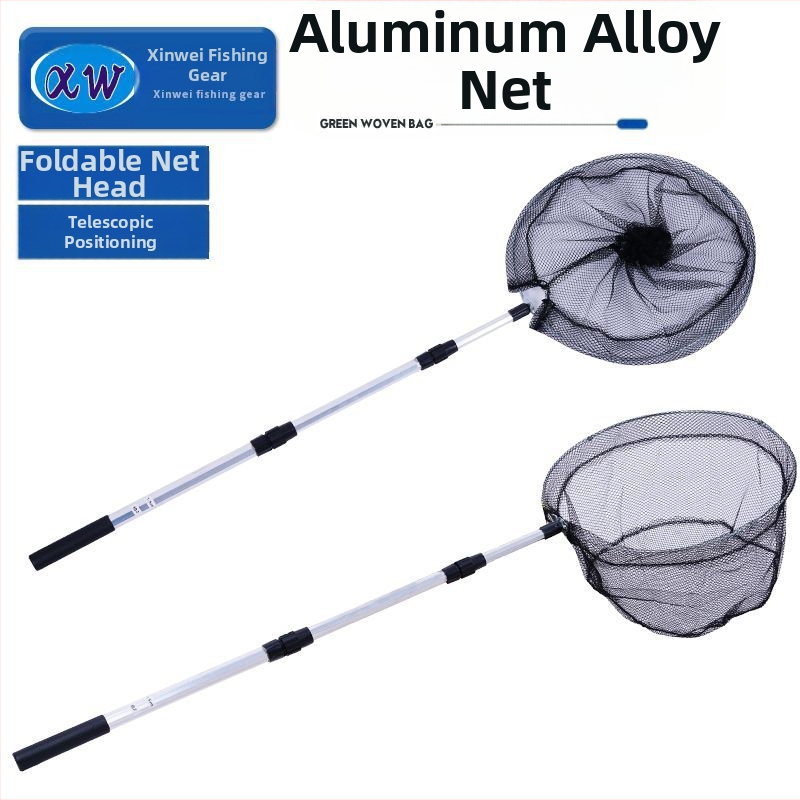 Sulankstoma aliuminio lydinio tinklo galva žvejybai