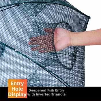 Skėtinis tinklas krevetėms ir žuvų narvoms, nailonas, Fruit Fishing Gear, Kinija